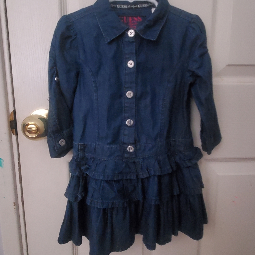 Guess dark denim dress